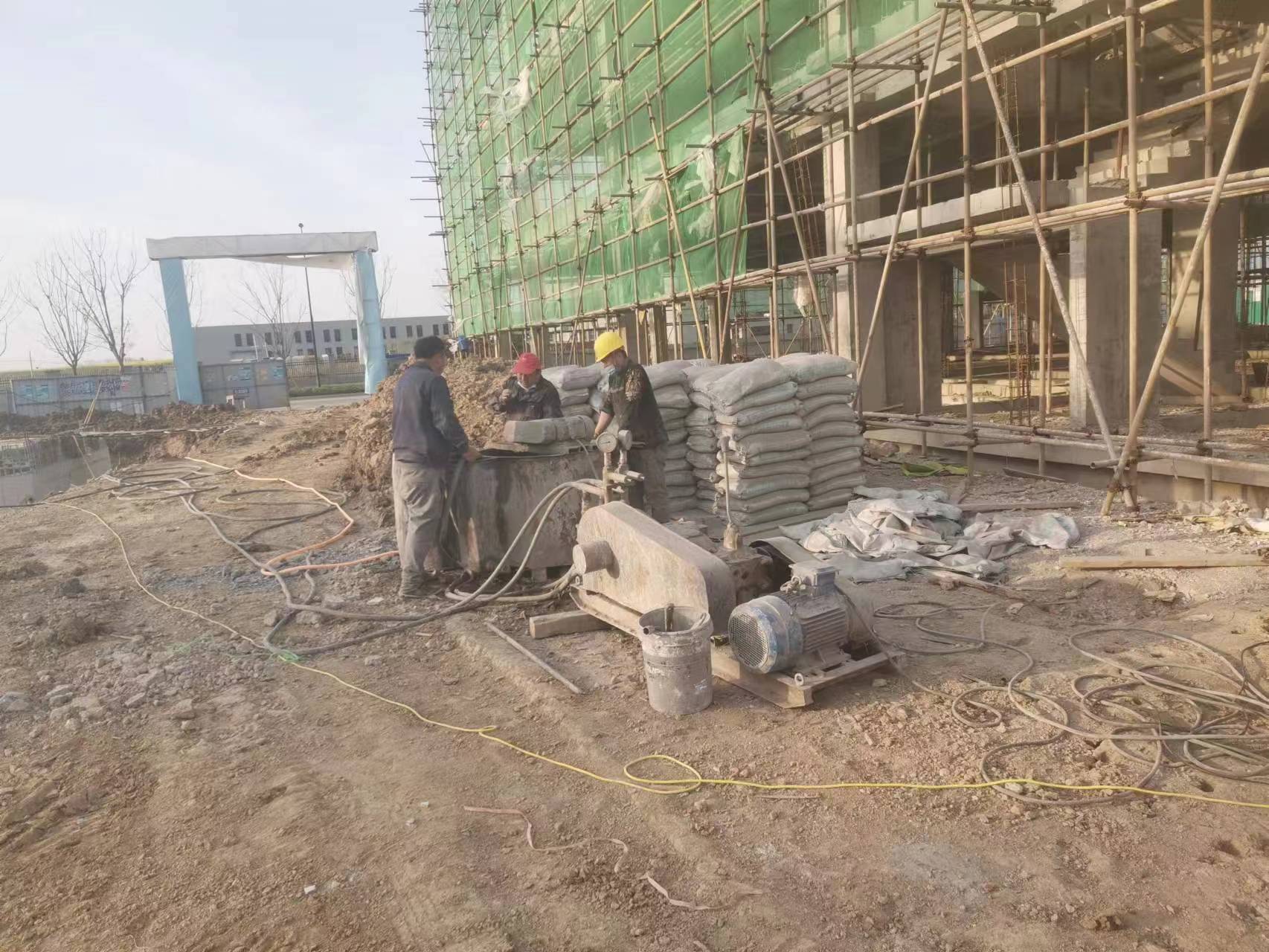 山南别墅下沉注浆