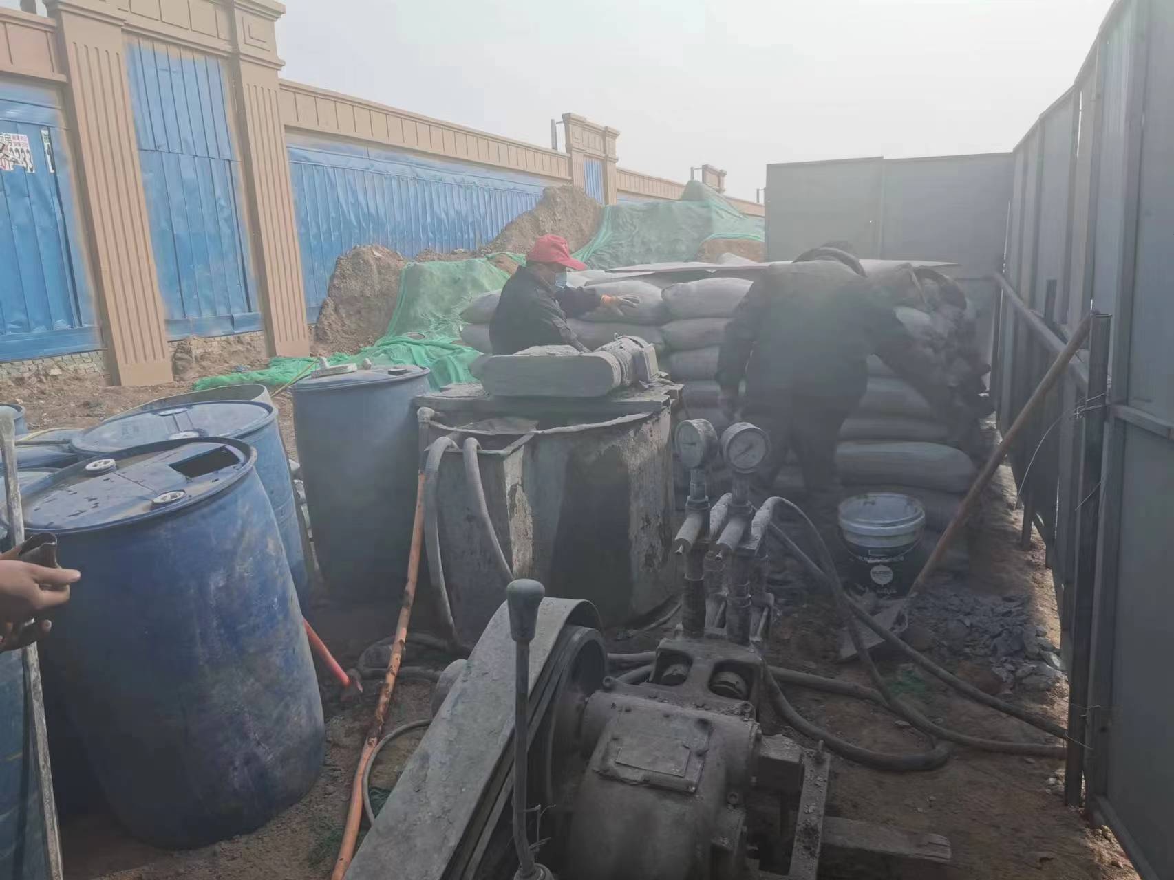 山南房屋下沉注浆